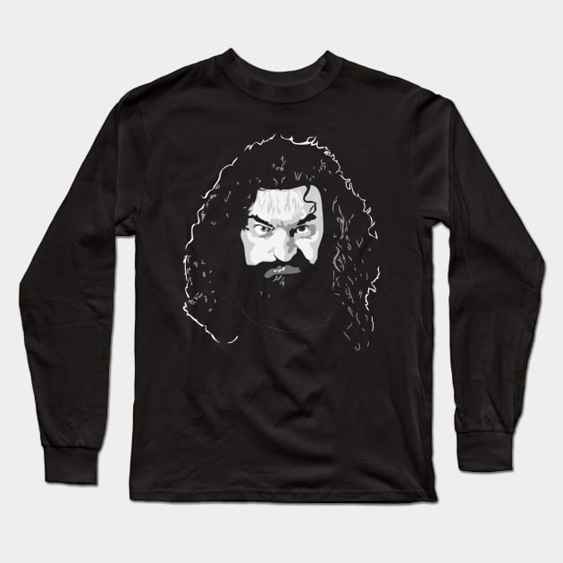 Bruiser Brody Face Long Sleeve T-Shirt by Mark Out Market